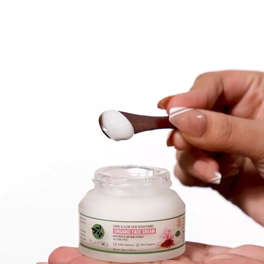 Plantas Organic Face Cream - Skin Brightening, Shine and Glow image 2