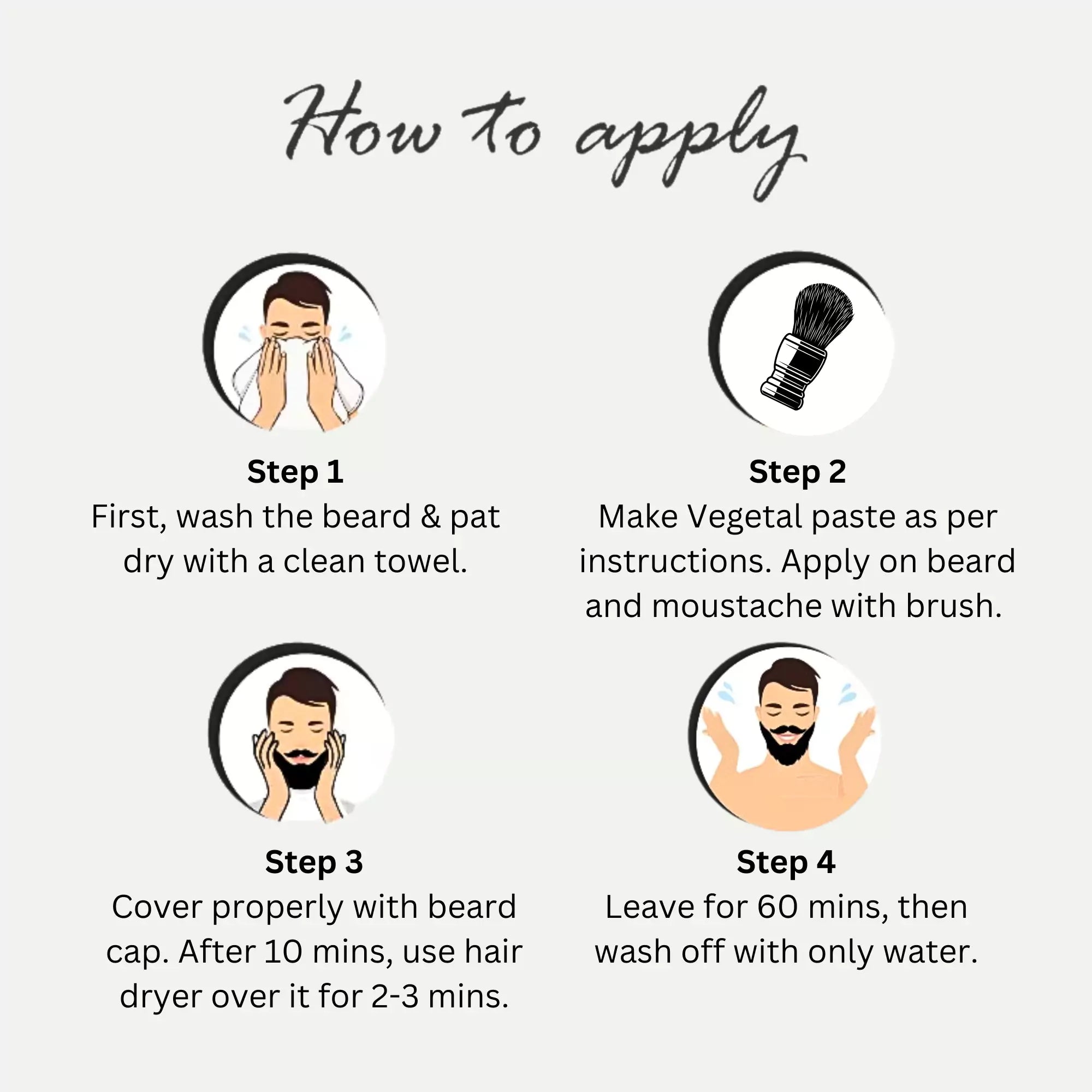 Vegetal Beard and Moustache Bio Colour image 3