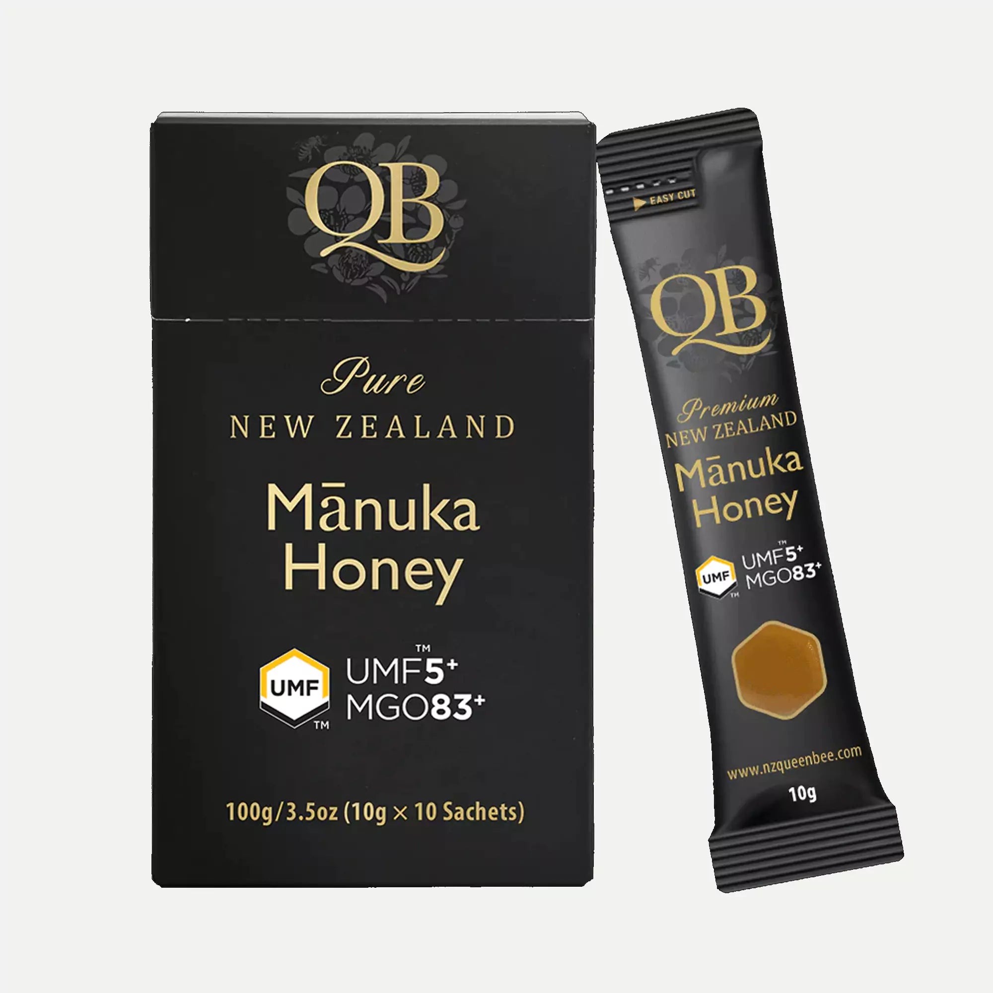 QB Manuka Honey UMF 5+ Sachets image 0