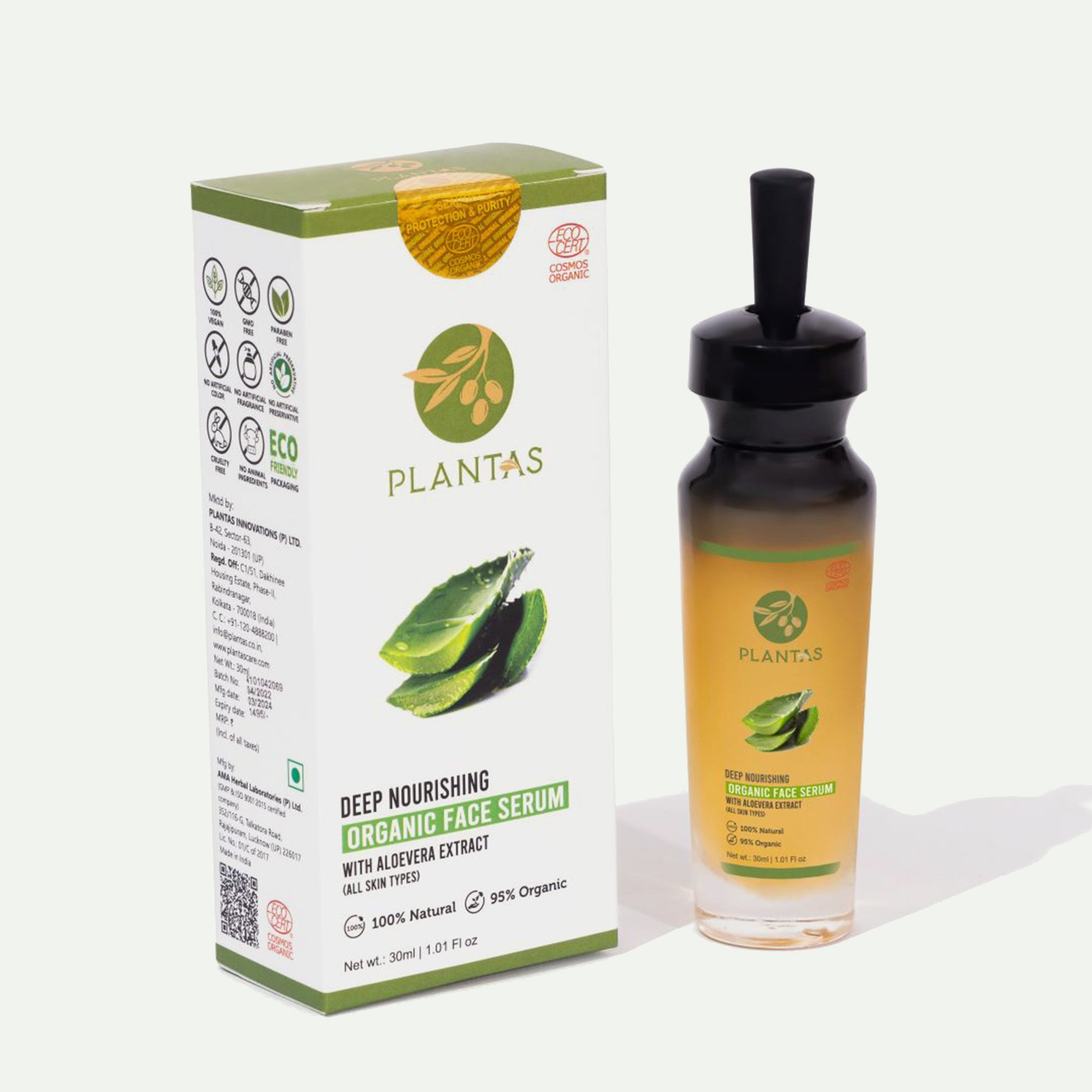 Plantas Organic Face Serum - Deep Nourishing image 2