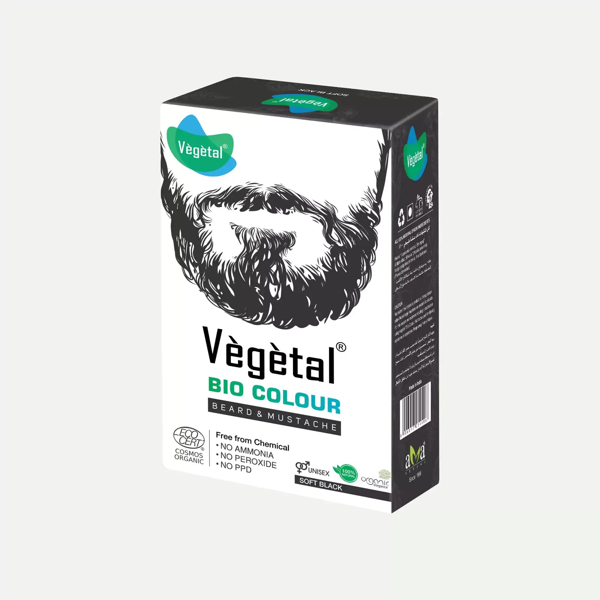 Vegetal Beard and Moustache Bio Colour