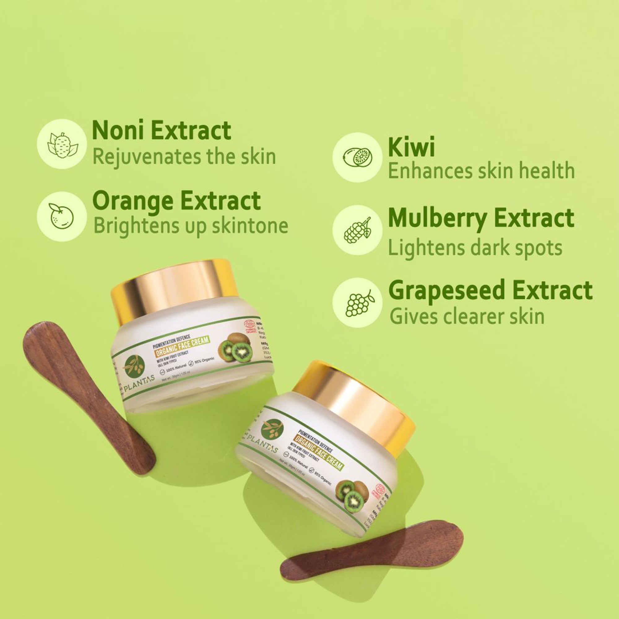 Plantas Organic Face Cream - Pigmentation Defence image 3