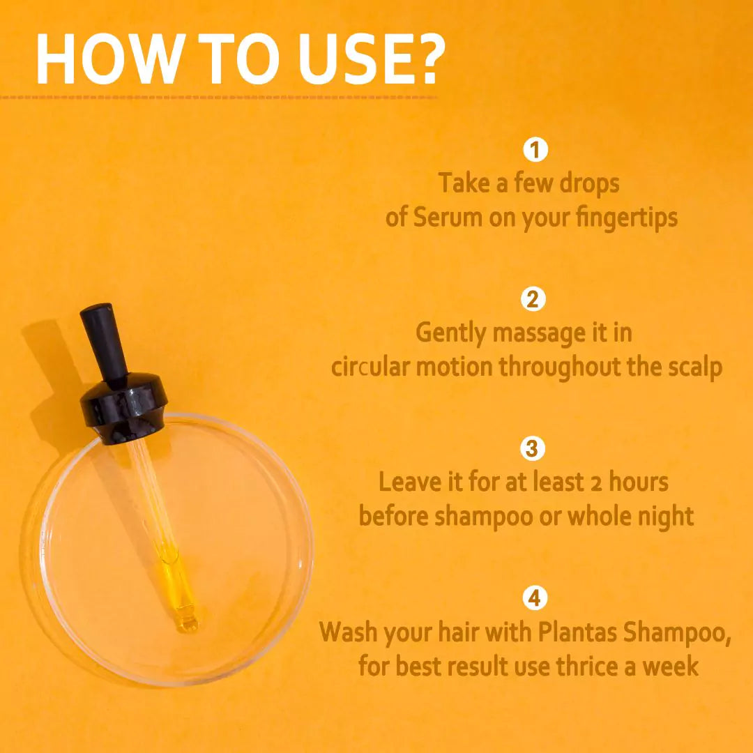 Plantas Organic Hair Serum - Extra Nourishment & Protection image 2