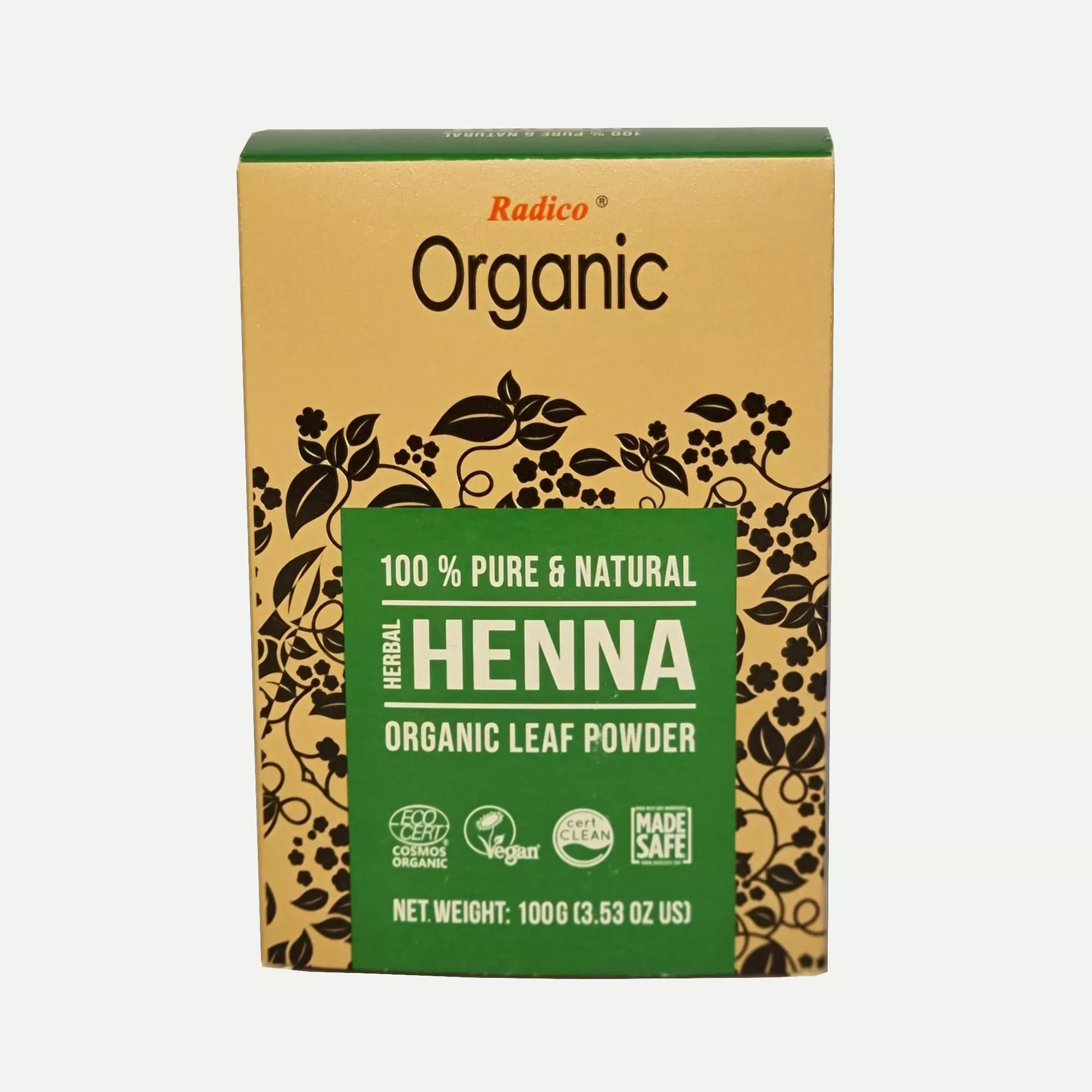 Herbal Henna Mix - Radico Organic Treatment Mask image 0