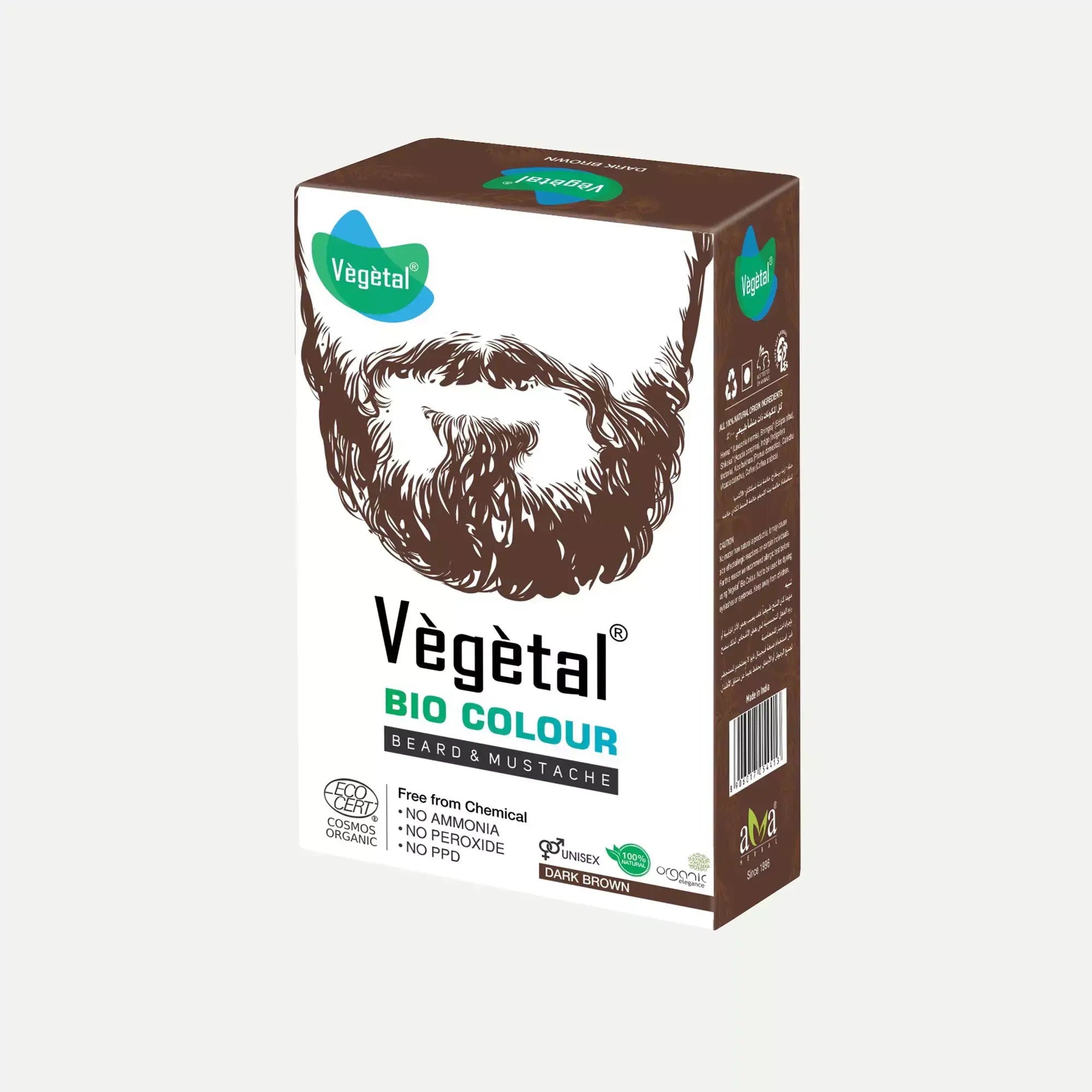 Vegetal Beard and Moustache Bio Colour image 1
