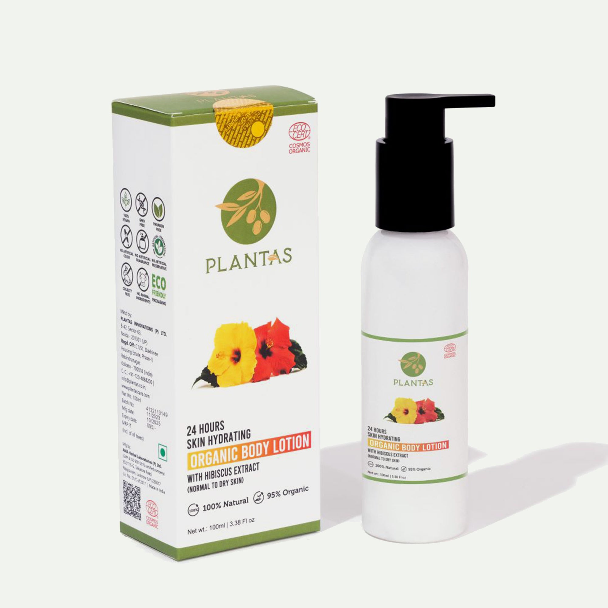 Plantas Organic Body Lotion - Normal to Dry Skin image 0