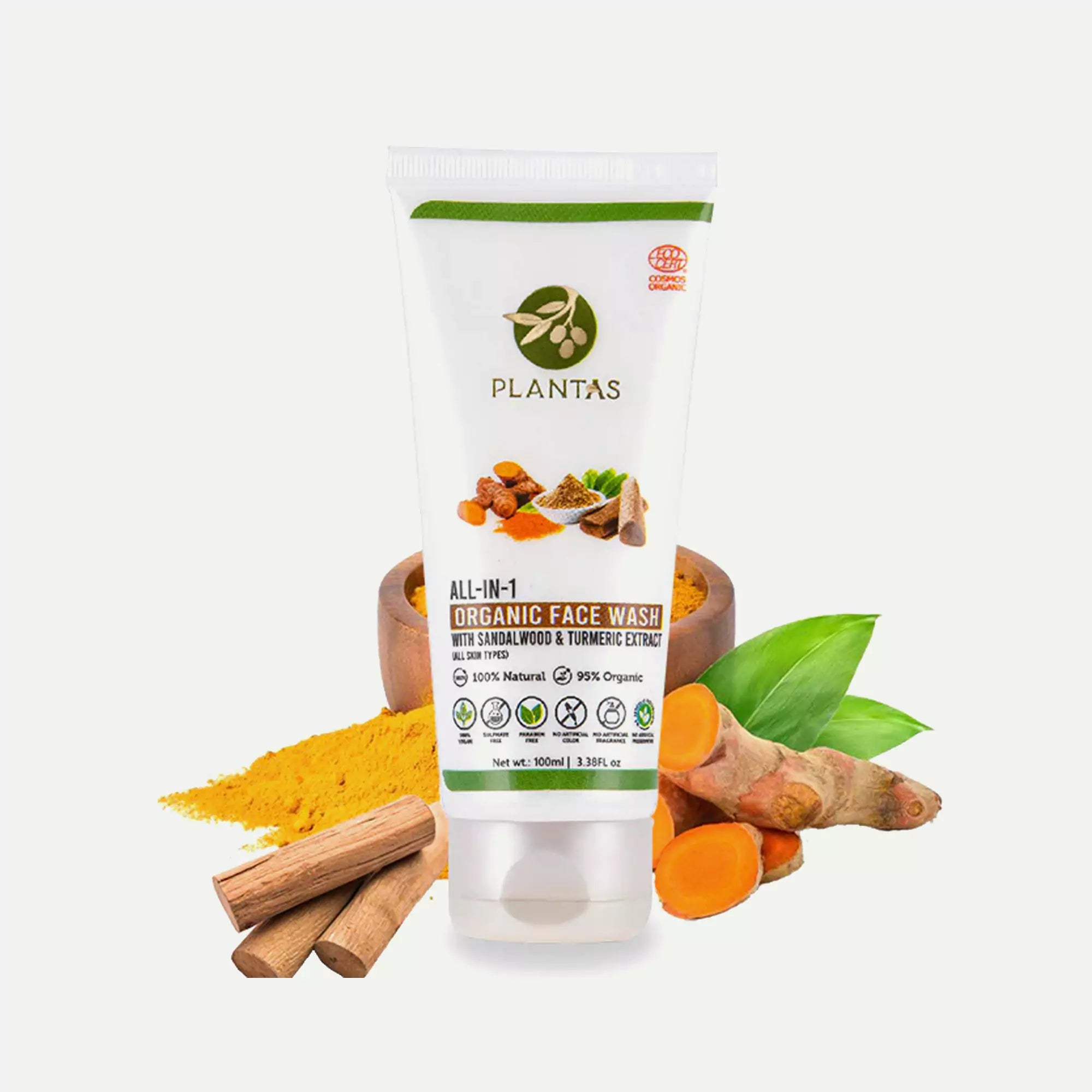 Plantas Organic Face Wash -  All in One image 0