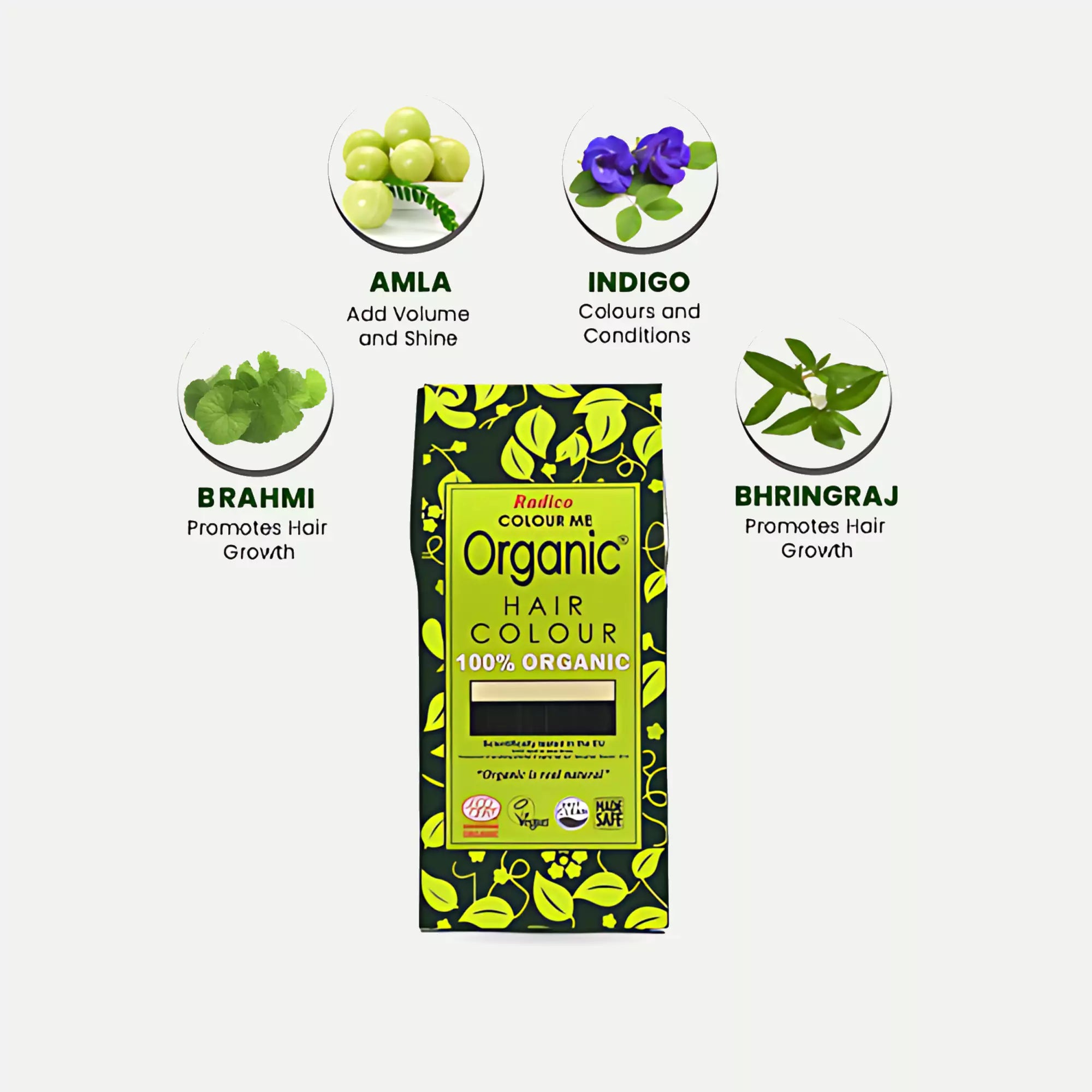 Darkest Ash Blonde - Radico Organic Hair Colour