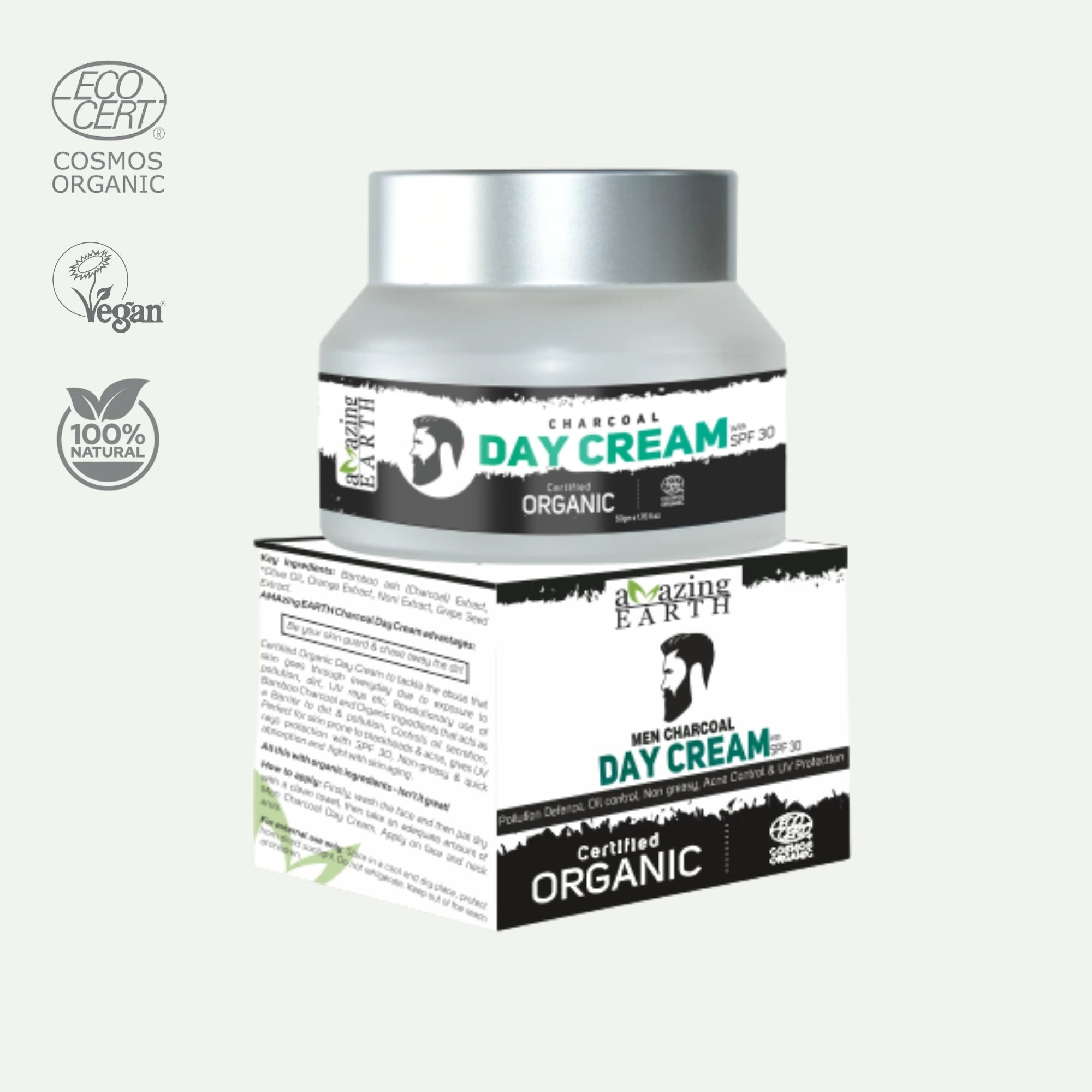 AMAzing Earth Organic Charcoal Day Cream