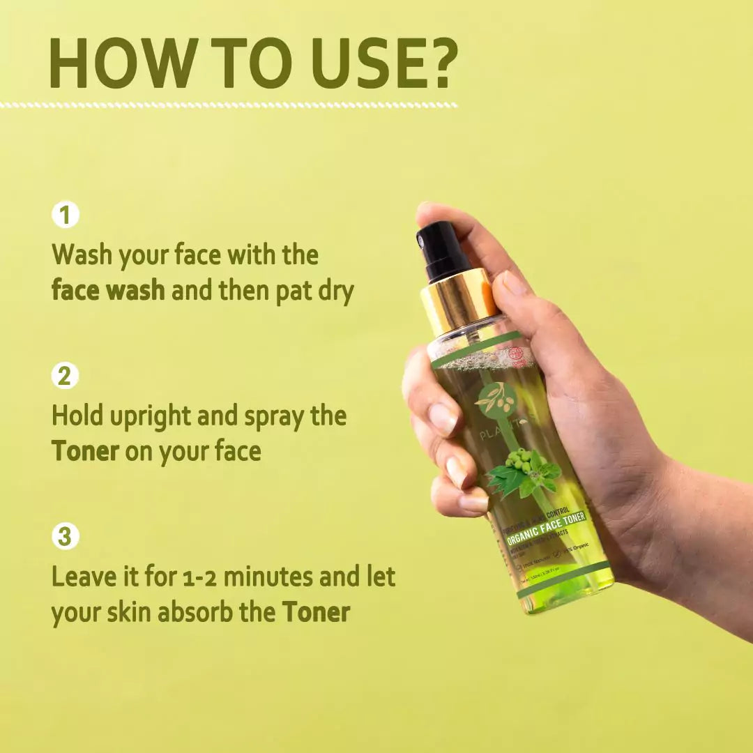 Plantas Organic Face Toner -  Purifying and Acne Defence image 4