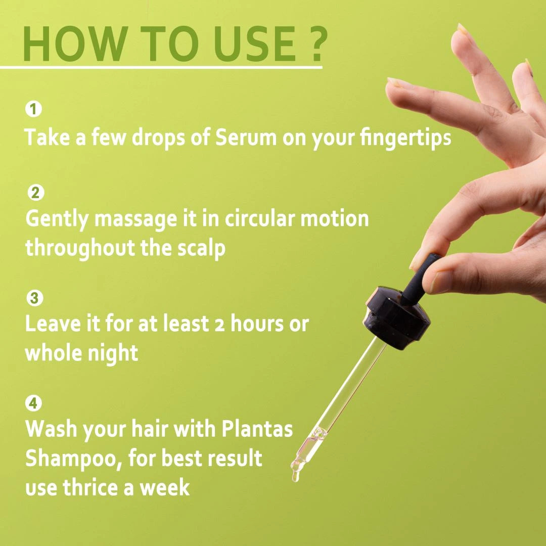Plantas Organic Hair Serum - Hairfall Control & Repair