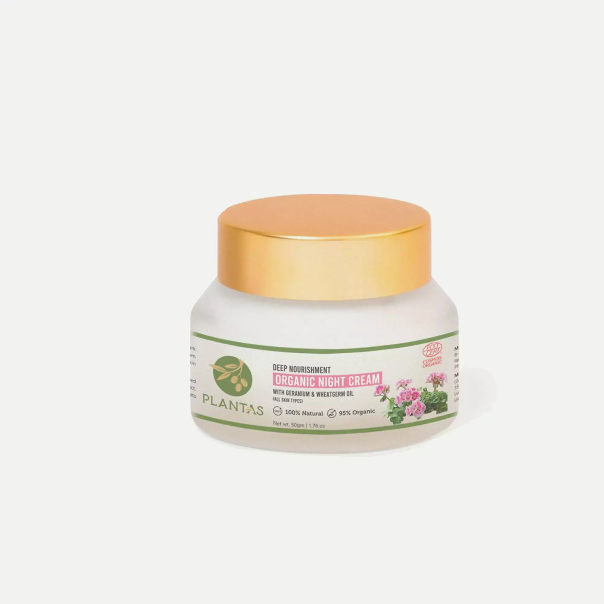 Plantas Organic Night Cream - Deep Nourishing