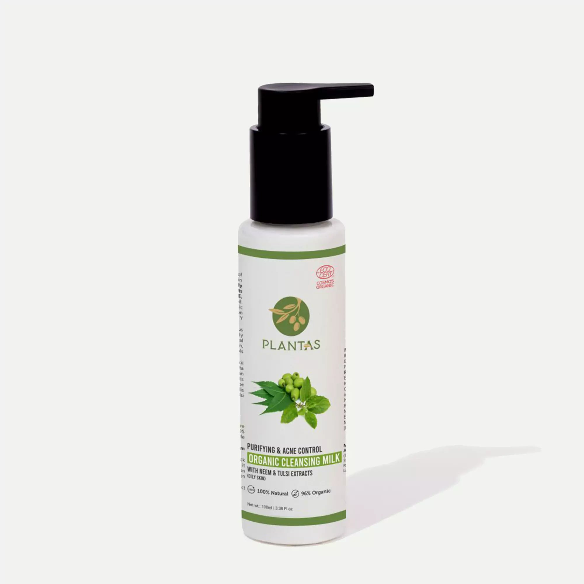 Plantas Organic Cleansing Milk -  Purifying and Acne Defence image 0