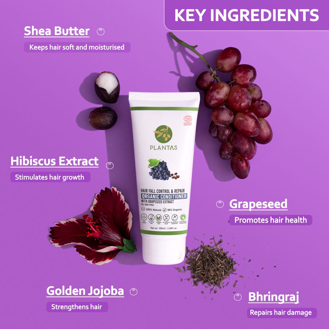 Plantas Organic Hair Conditioner - Hairfall Control and Repair image 4