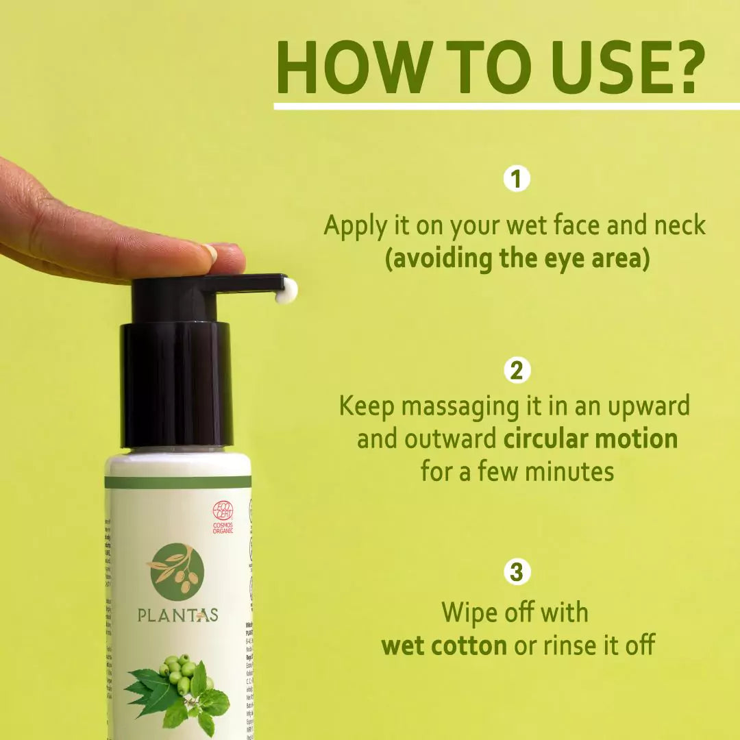 Plantas Organic Cleansing Milk -  Purifying and Acne Defence image 4