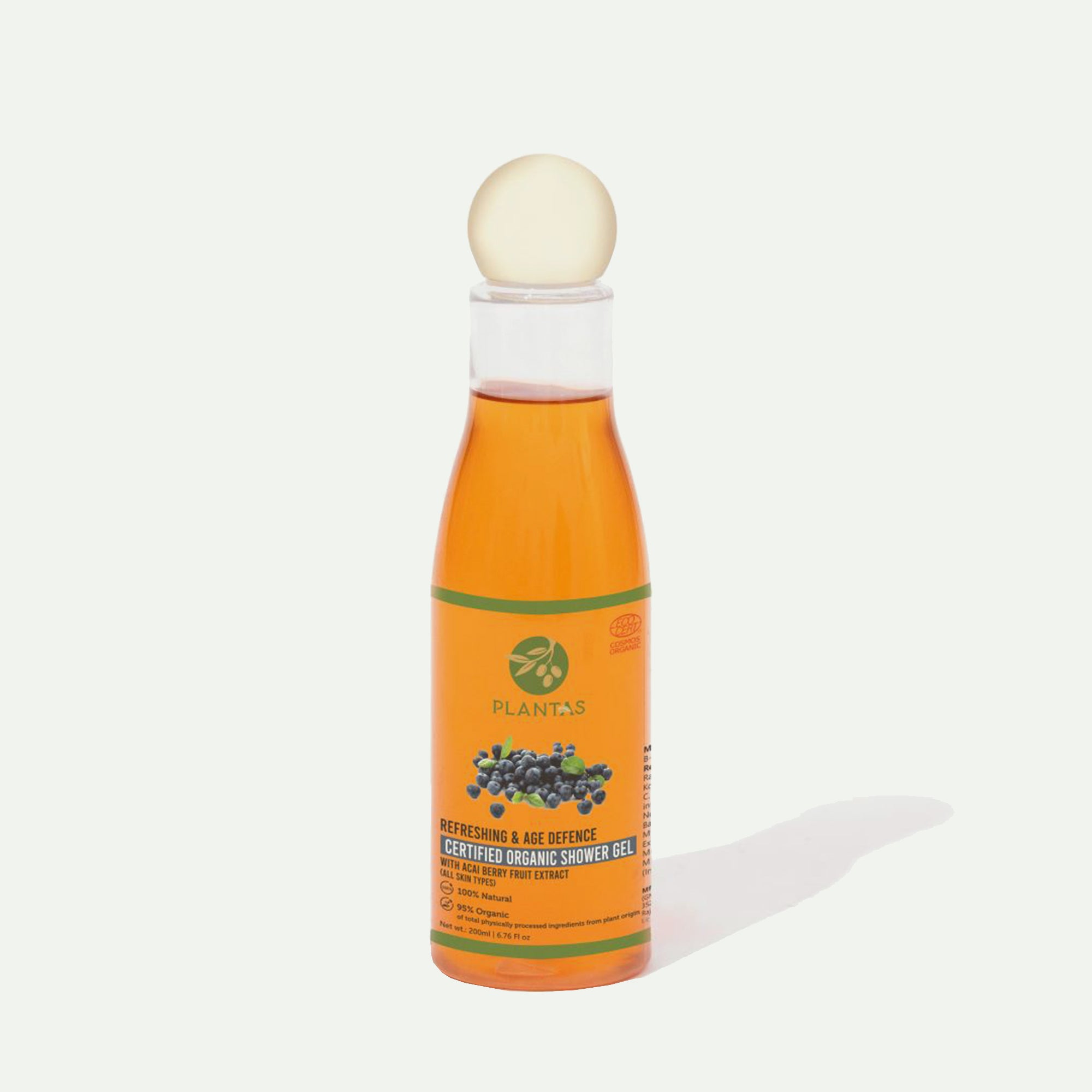 Plantas Organic Shower Gel - Age Defence & Refreshening image 0