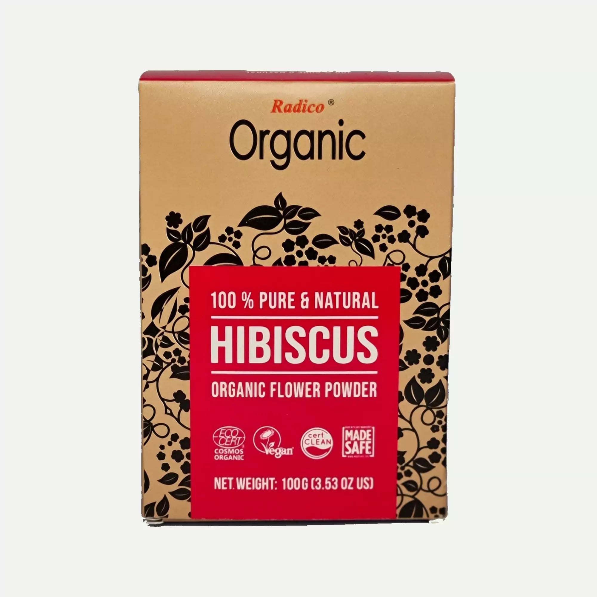 Hibiscus Hair Powder - Radico Organic Hair Strengthening Mask image 0