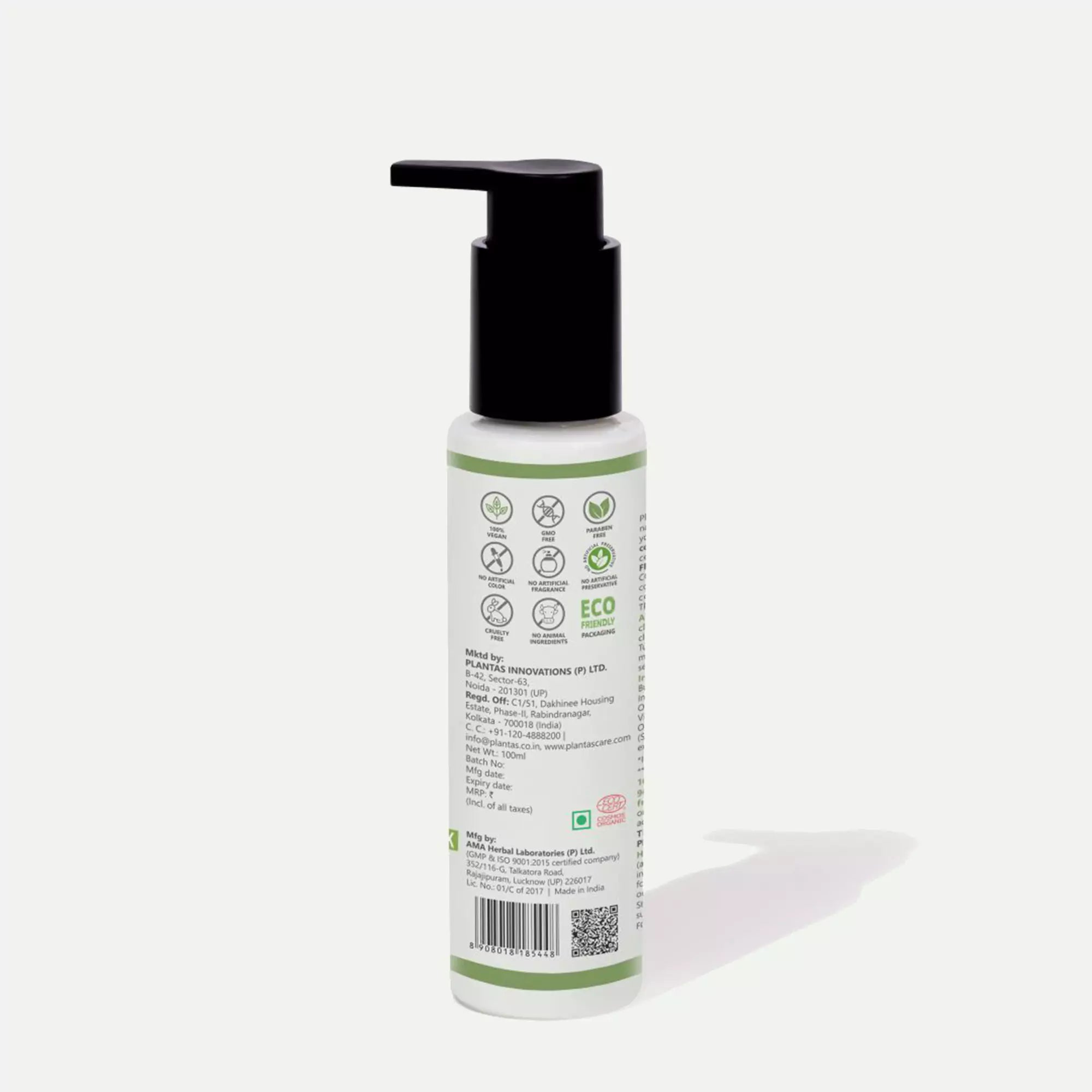 Plantas Organic Cleansing Milk -  Purifying and Acne Defence image 1