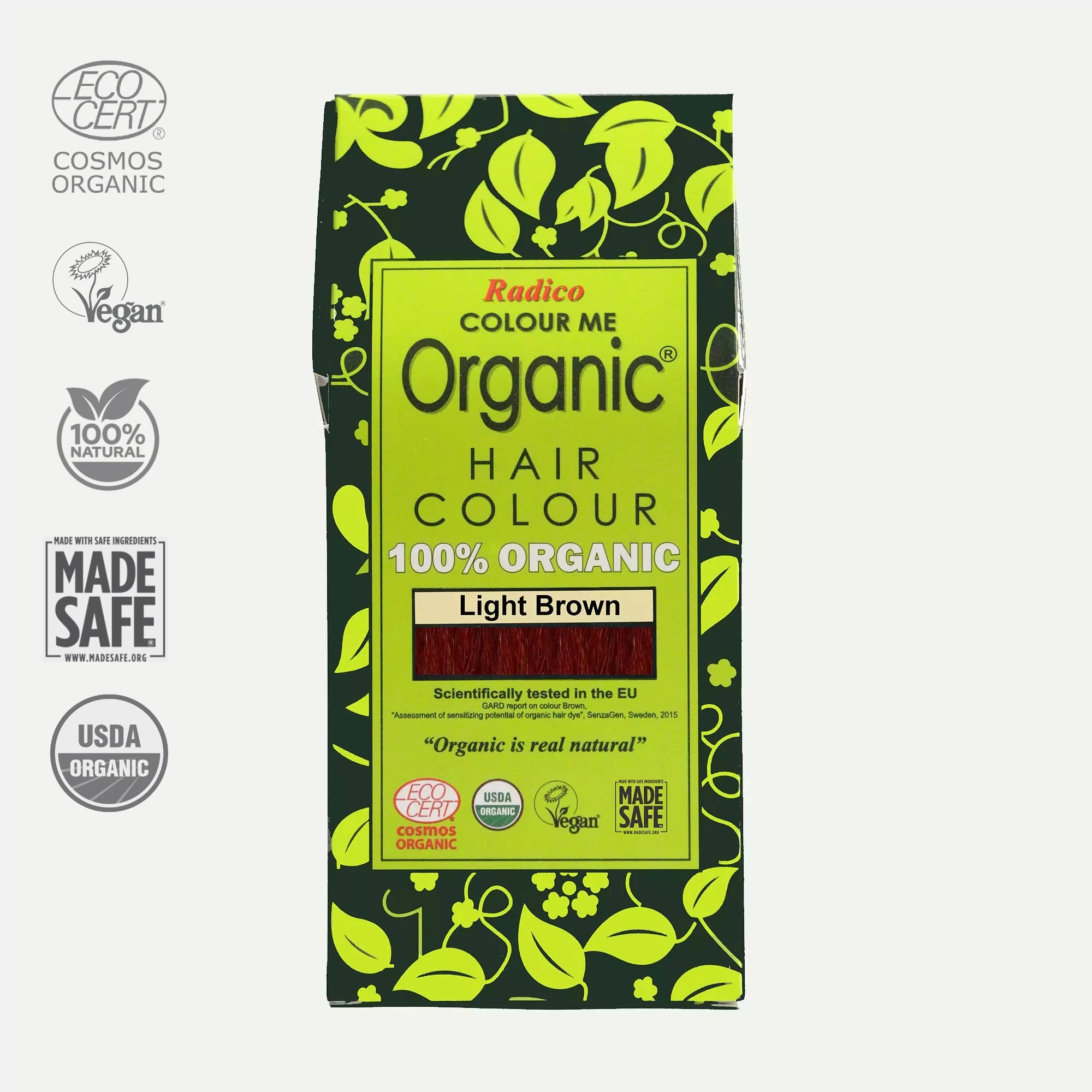 Light Brown - Radico Organic Hair Colour