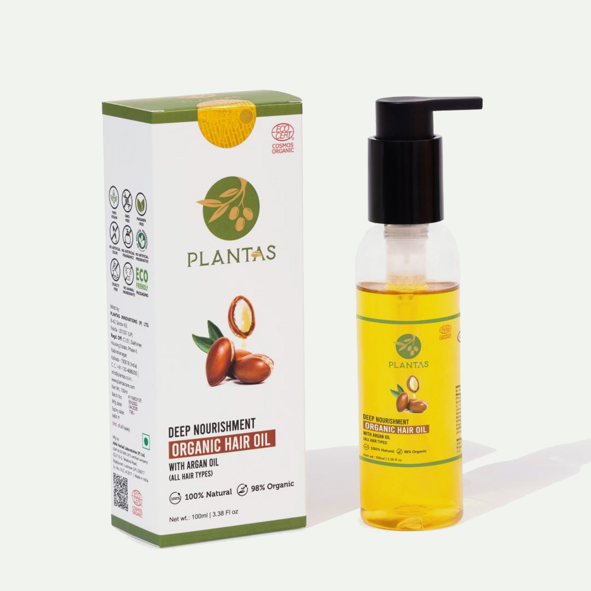 Plantas Organic Hair Oil - Deep Nourishment image 0