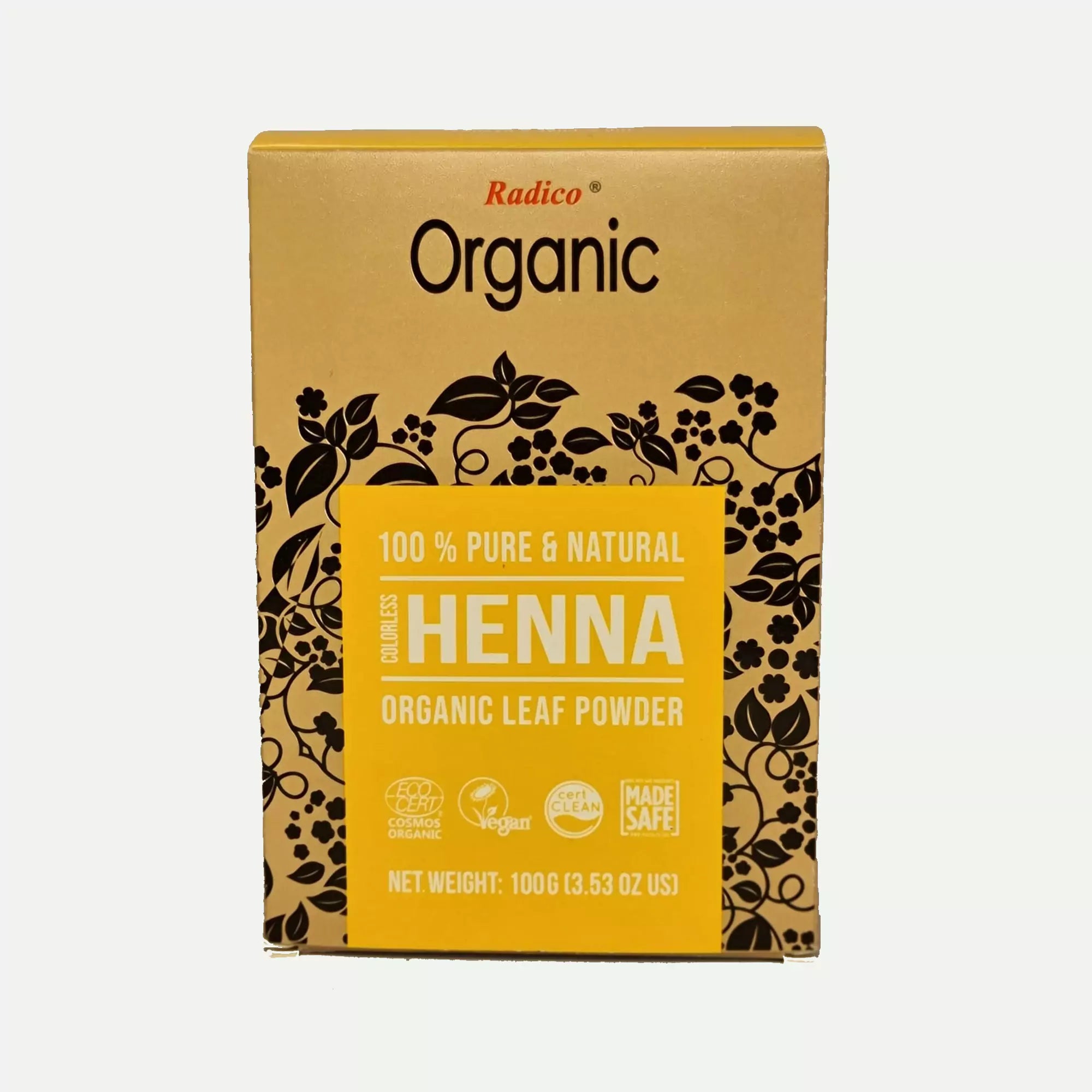 Colourless Henna - Radico Organic Hair Conditioning Mask image 0