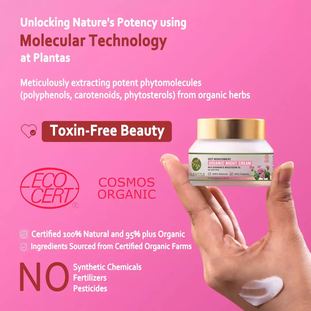 Plantas Organic Night Cream - Deep Nourishing image 8