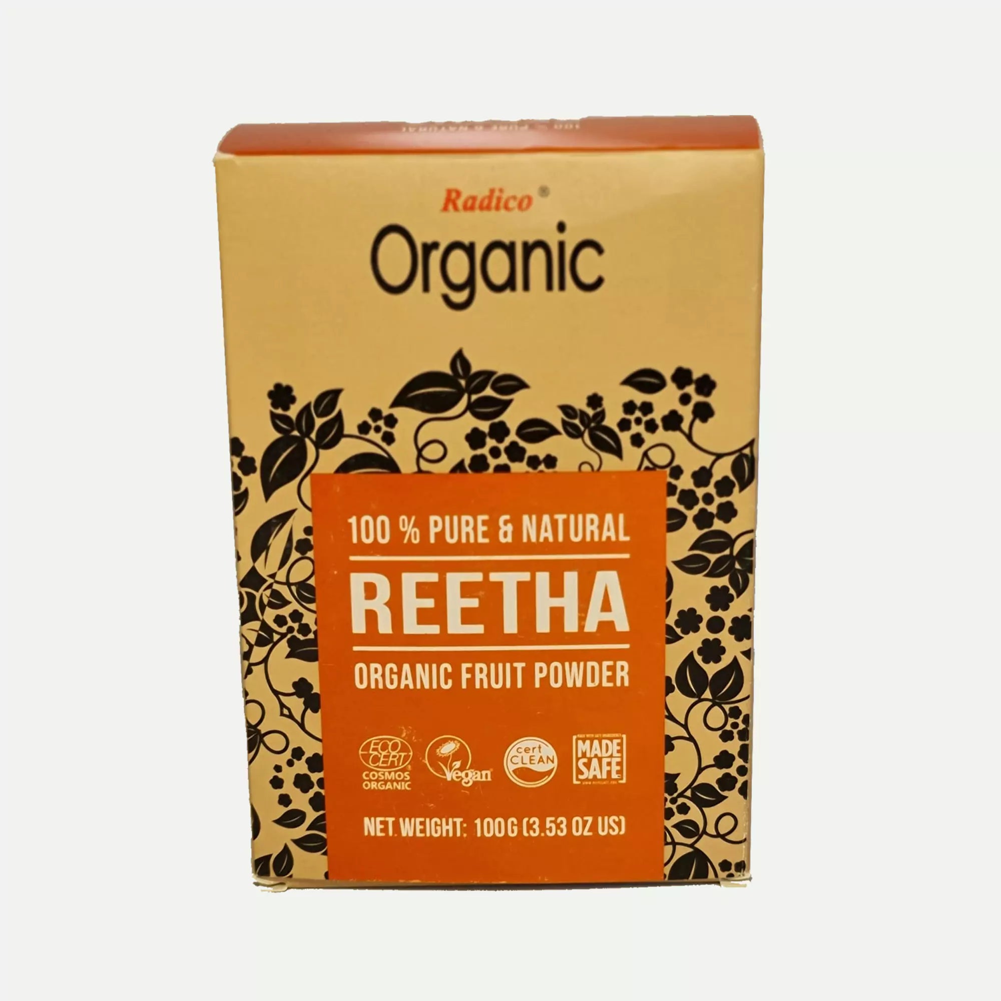 Reetha Fruit Hair Powder - Radico Organic Hair Cleansing Mask image 0
