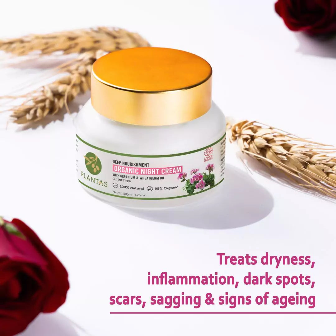 Plantas Organic Night Cream - Deep Nourishing image 9