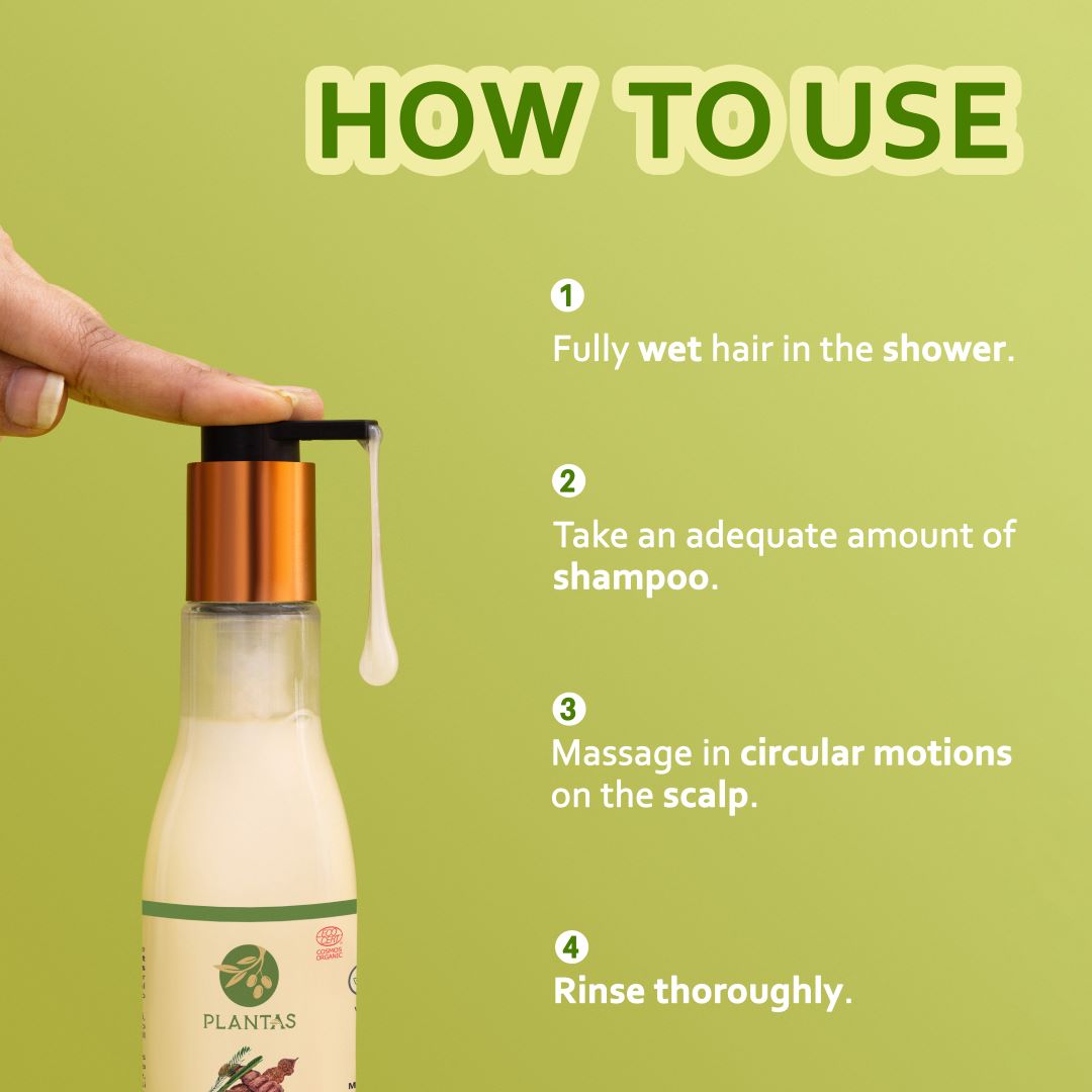 Plantas Organic Shampoo - Hairfall Control and Repair image 3