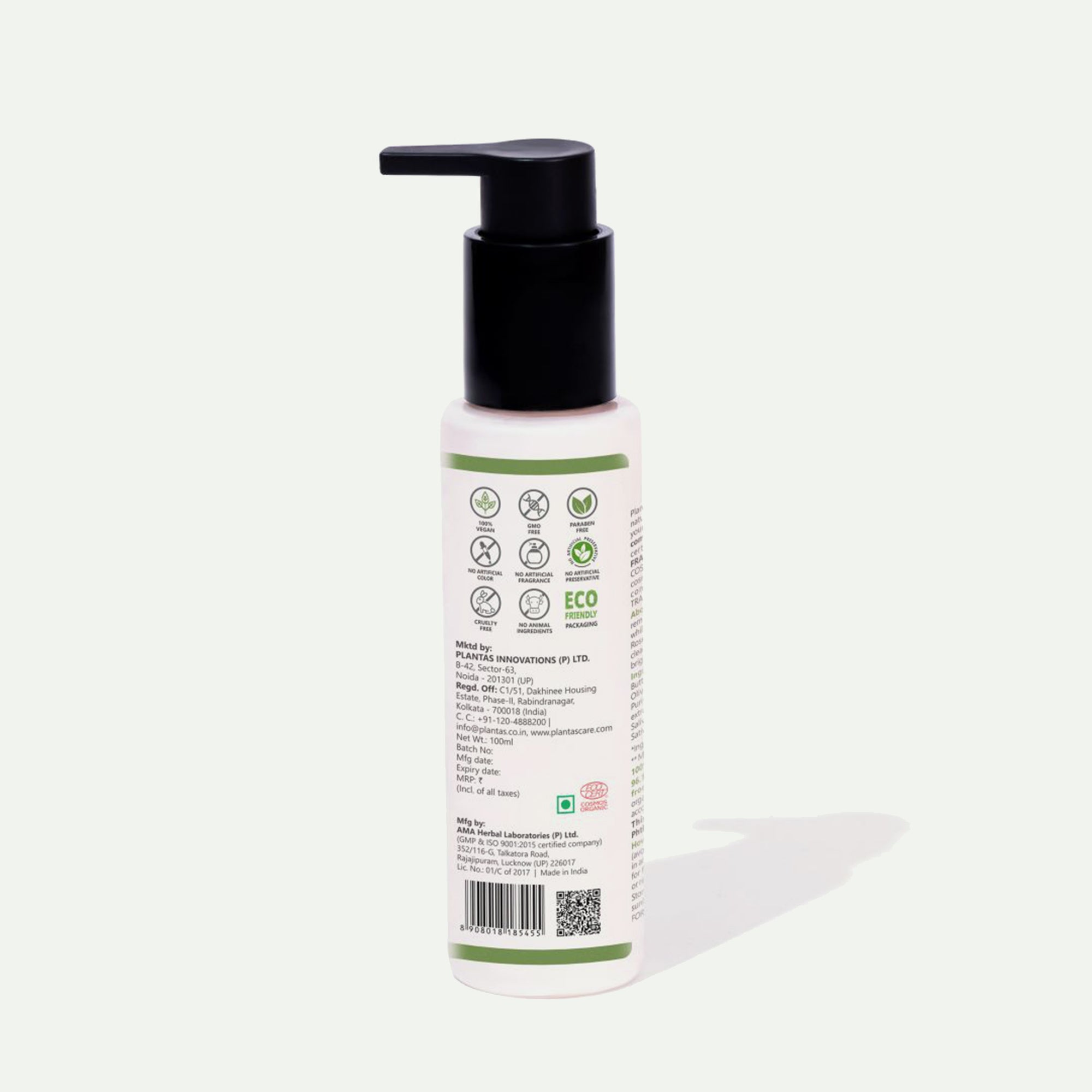 Plantas Organic Cleansing Milk -  Skin Brightening image 1