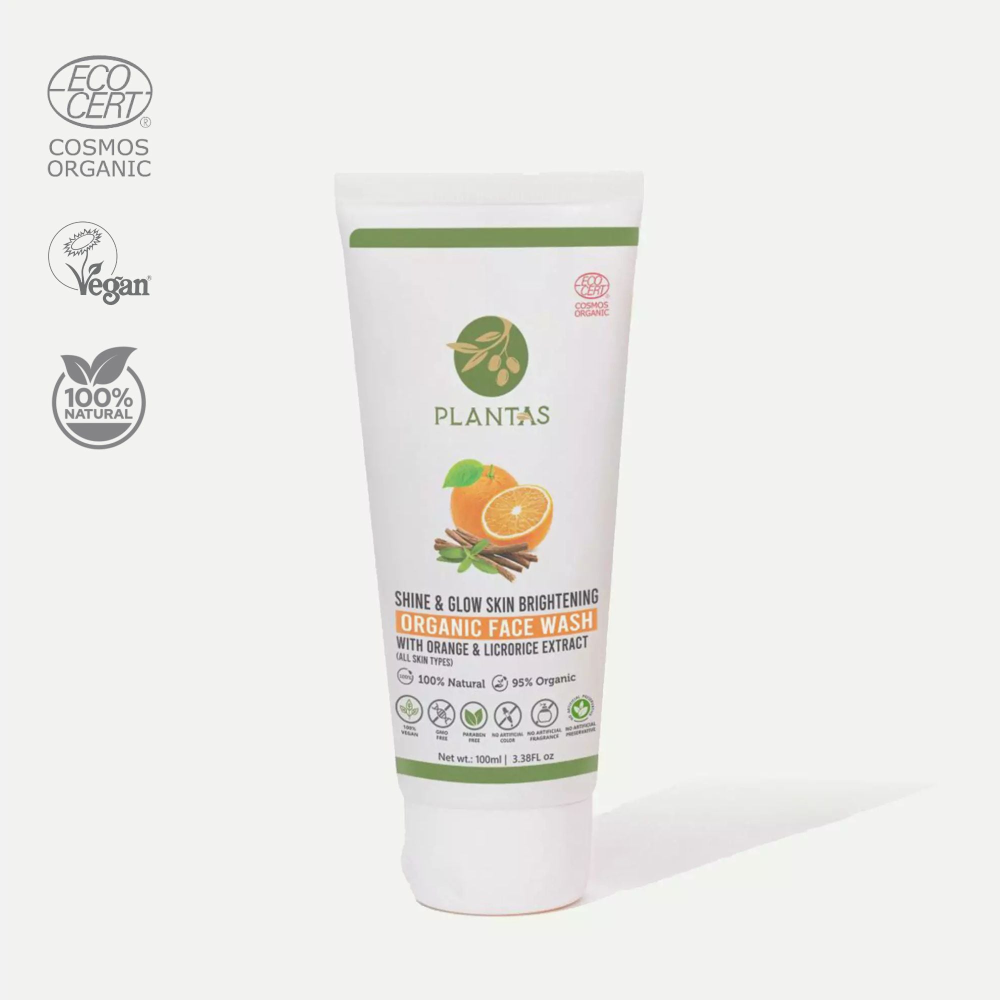 Plantas Organic Face Wash -  Skin Brightening